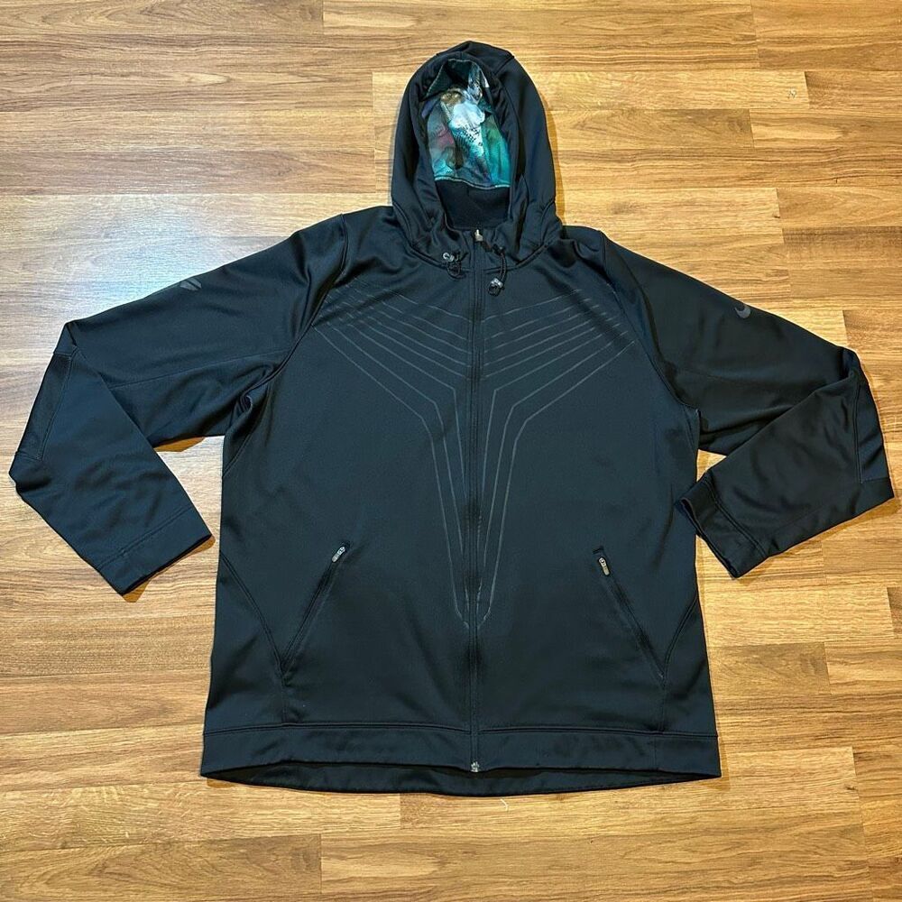Nike Kobe Mambula Hyper Elite Full Zip Basketball Hoodie Jacket Black | Men Size